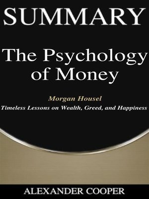 cover image of Summary of the Psychology of Money